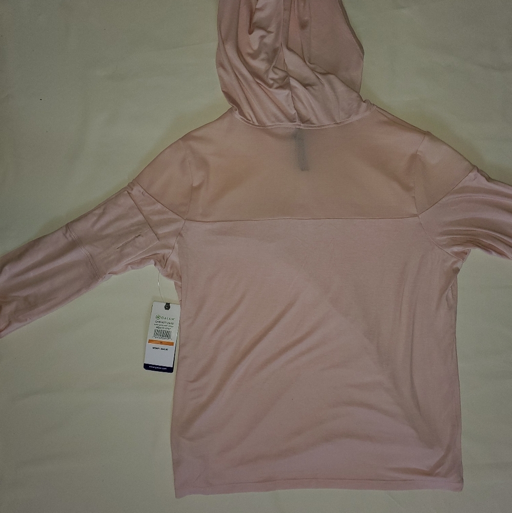 Gaiam Naomi Mesh-Detail Cropped Hoodie - Picture 5 of 7